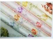 现代田园小翠花可正反贴带花边的墙布